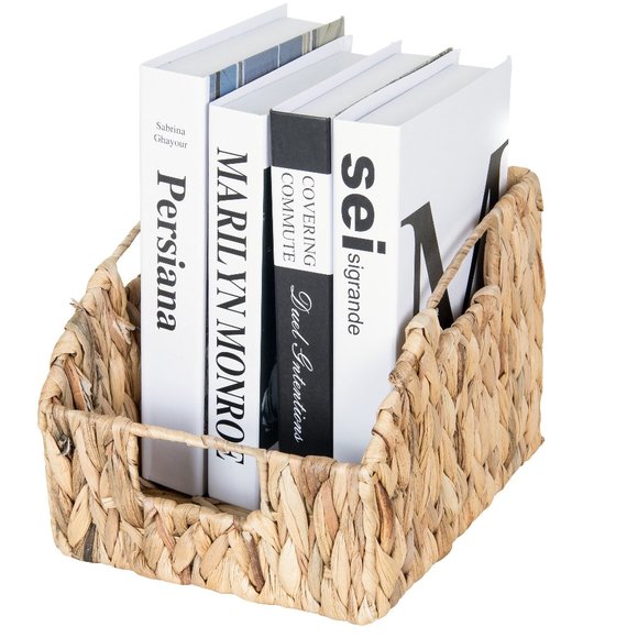 Other - NEW Set of 2 - Water Hyacinth Sloped Storage Basket